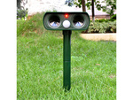 Ultrasonic solar animal deterrent moles