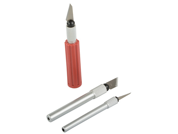 Nóż nożyk modelarski skalpel 13 ostrzy etui zestaw