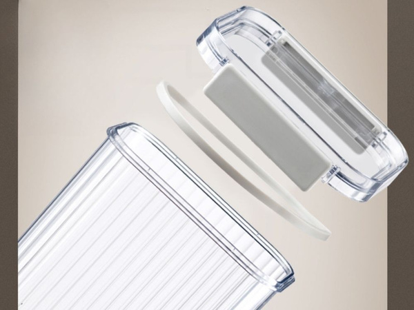 Recipiente de bucătărie pentru paste, recipient cu capac etanș, set de 7 piese