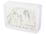Recortables de papel luz nocturna 3d usb