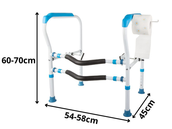 WC KÄEPIDE REGULEERITAV KÄSIPUU STABIILNE VANURITELE