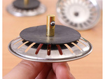 Metal stopper for sink sieve large basket zat zat zat siphon