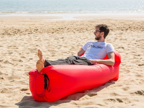 Canapé gonflable lit lazy bag chaise de plage pneumatique matelas inclinable