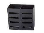 Wall-mounted cutlery organiser drainer
