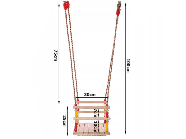 Kinder-gartenschaukel sessel schaukelstuhl holzgeländer für garten haus