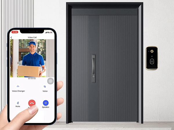 Vídeoportafono inalámbrico vídeo wifi para puerta de entrada aplicación