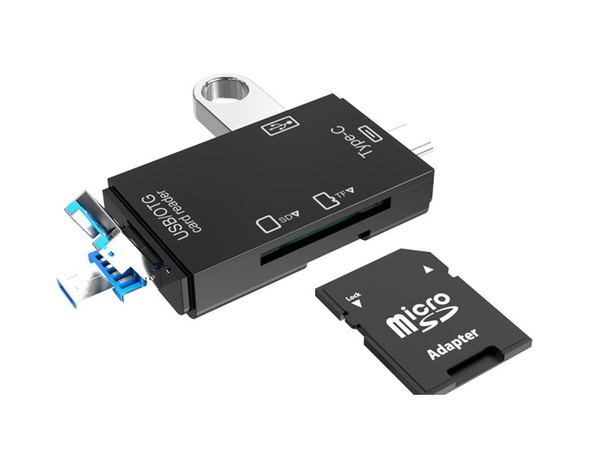Sd microsd tf kártyaolvasó usb usb-c micro usb otg