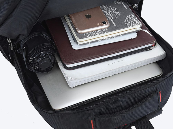 Rucsac urban școală tineret sport 15l negru 3 compartimente pentru laptop