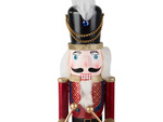 Soldat en bois casse-noisette figurine décorative cadeau de noël