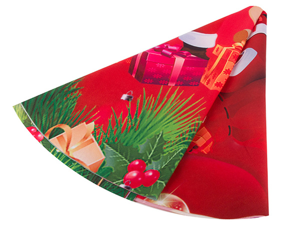 BRAD DE CRĂCIUN MAT CRĂCIUN CAPAC CADOU AMBALAJ ROTUND