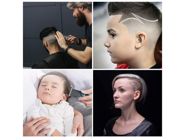 Cordless hair shaver trimmer