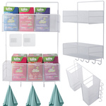 Organizador metálico estante colgante cocina estante baño colgador