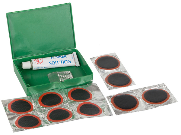 Kit de reparación de neumáticos de bicicleta multiusos pegamento para tubos 10pcs