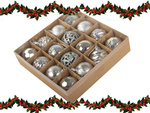 Choinka bombas para choinka 6cm set de 16 bombas decoración holy holiday designs