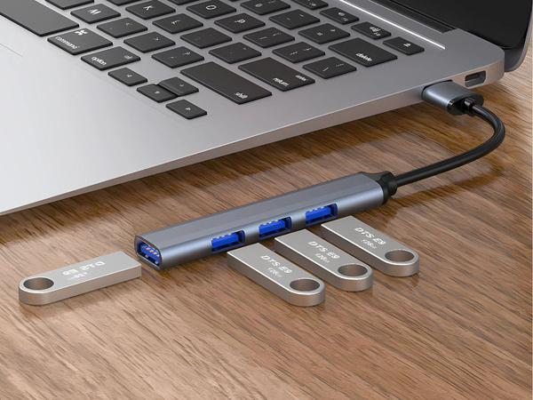 Usb 3.0 5gb/s splitter hub adapter station 4x usb 3.0 ports