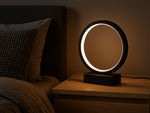 Nachtlampe tischlampe rund ring farbe kalt warm neutral regulierung