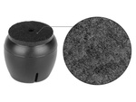 Capuchons de pieds de chaise feutre 12-16mm noir 16pcs