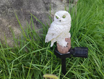 SOLAR LED OWL GARDEN LAMP LARGE STAKE-IN LAMP GARDEN DECORATION