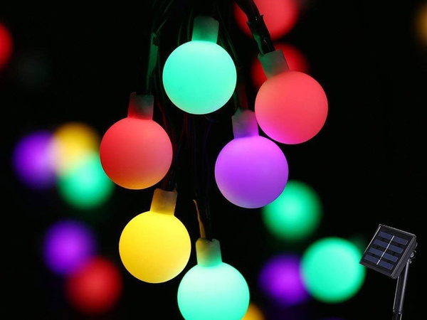 Garden garland solar lights 20 led multicolour