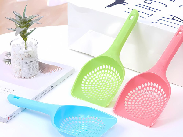 Zajemalka za mačji pesek velika zajemalka za pesek plastična robustna