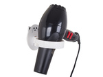 Bathroom wall-mounted hair dryer holder