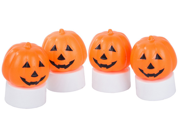 Vodil buče svetlobe žareče figurice dekoracijo halloween dekoracijo baterije