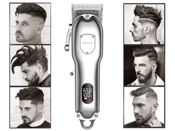 Lcd cordless shaver
