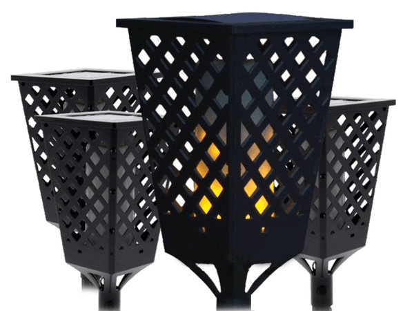 Päikese aialamp tõrvik latern sensor