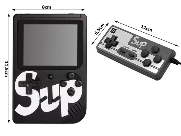 Retro mini console portable 400 jeux 3.0 tv game box jeux télécommande pad