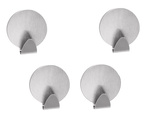 Steel self-adhesive hooks 4 pcs