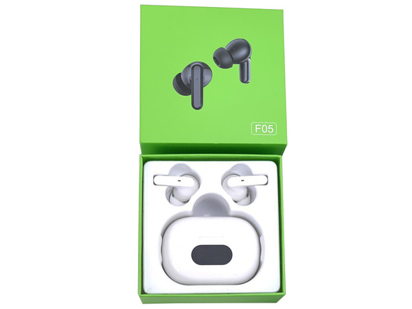 Căști in-ear fără fir bluetooth cu carcasă de încărcare cu led și microfon