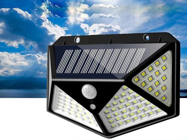Solar lamp 100 led with twilight movement sensor