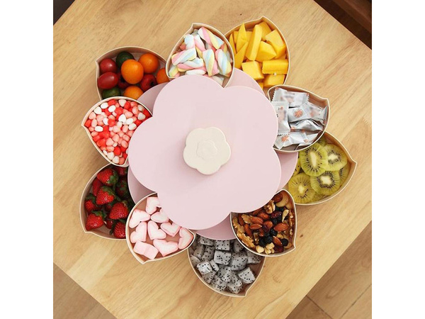 Rotating 2-in-1 candy jewellery organiser with phone holder