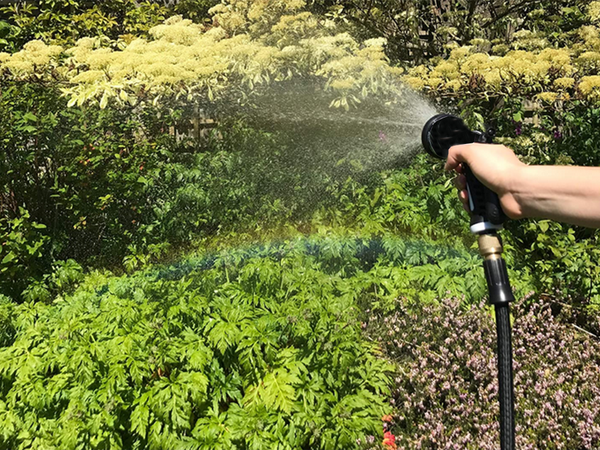 Manguera de jardín 45m acoplamientos elásticos gancho para pistola
