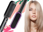 Hair straightener hair straightening brush