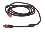 Hdmi 2.0 kabelis 4k 3d uhd 3 m vara 48 bitu