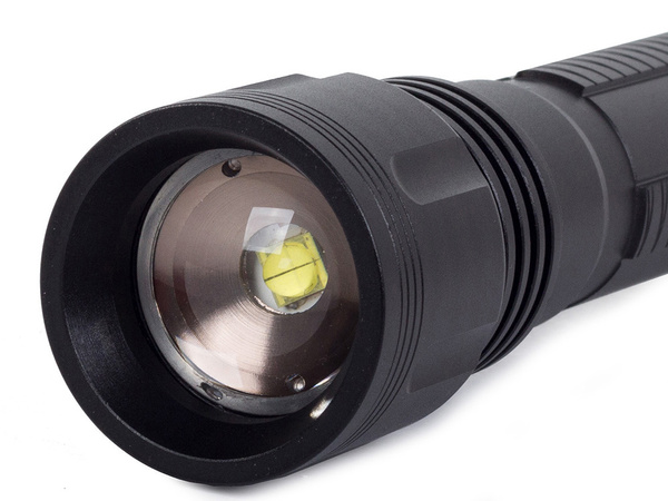 Taktische taschenlampe bailong leistungsstarke zoom cree xhp50