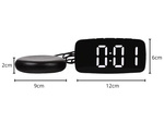 Budzik zegar elektroniczny z padem wibracyjnym led alarm cyfrowy sieciowy