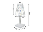Lauavalgusti led crystal rgb usb kaugjuhtimispult