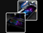 Gaming desk pad xxl cosmos stars 90x40 thick mousepad