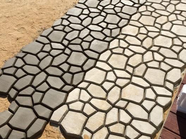 Penész kőburkoló kő beton macska fejét
