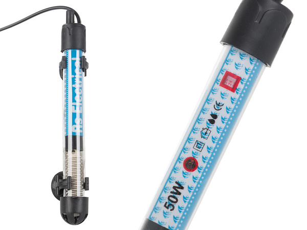 Akvariumo šildytuvas 50w temperatūros kontrolės termostatas efektyvus 50l šildymas