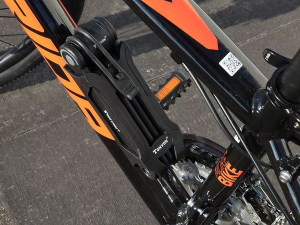 FIXATION PLIABLE POUR VÉLO VERROUILLAGE SÉCURITÉ À CLÉ POUR TROTTINETTE