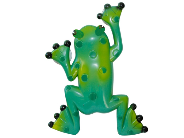 External suction cup thermometer frog