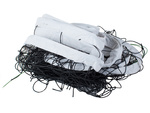 Volleyball net 9.5x1m with rope and beach sport bag