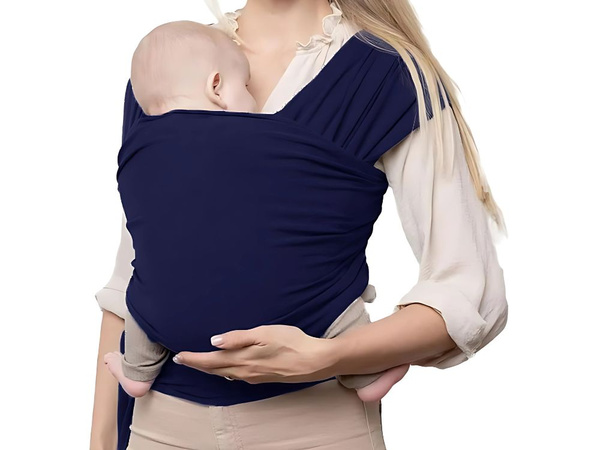 Baby sling baby carrier breathable fabric knotted