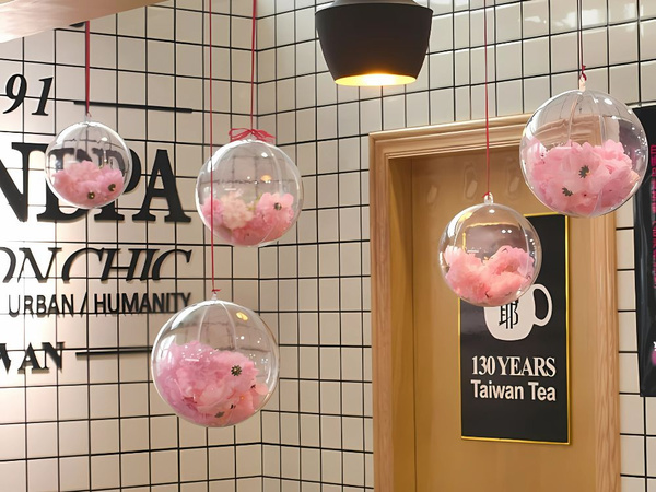 Bule acrilice transparente 8cm plastic fără scame 12pcs