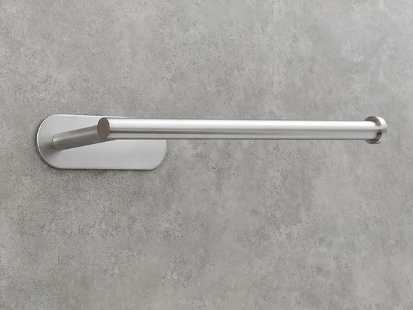 Toallero de cocina adhesivo metal plata loft