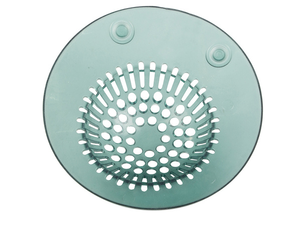 Silicone strainer for kitchen sink drain suction cups self-adhesive