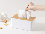 Tissue box, organiser container, bamboo tissue box